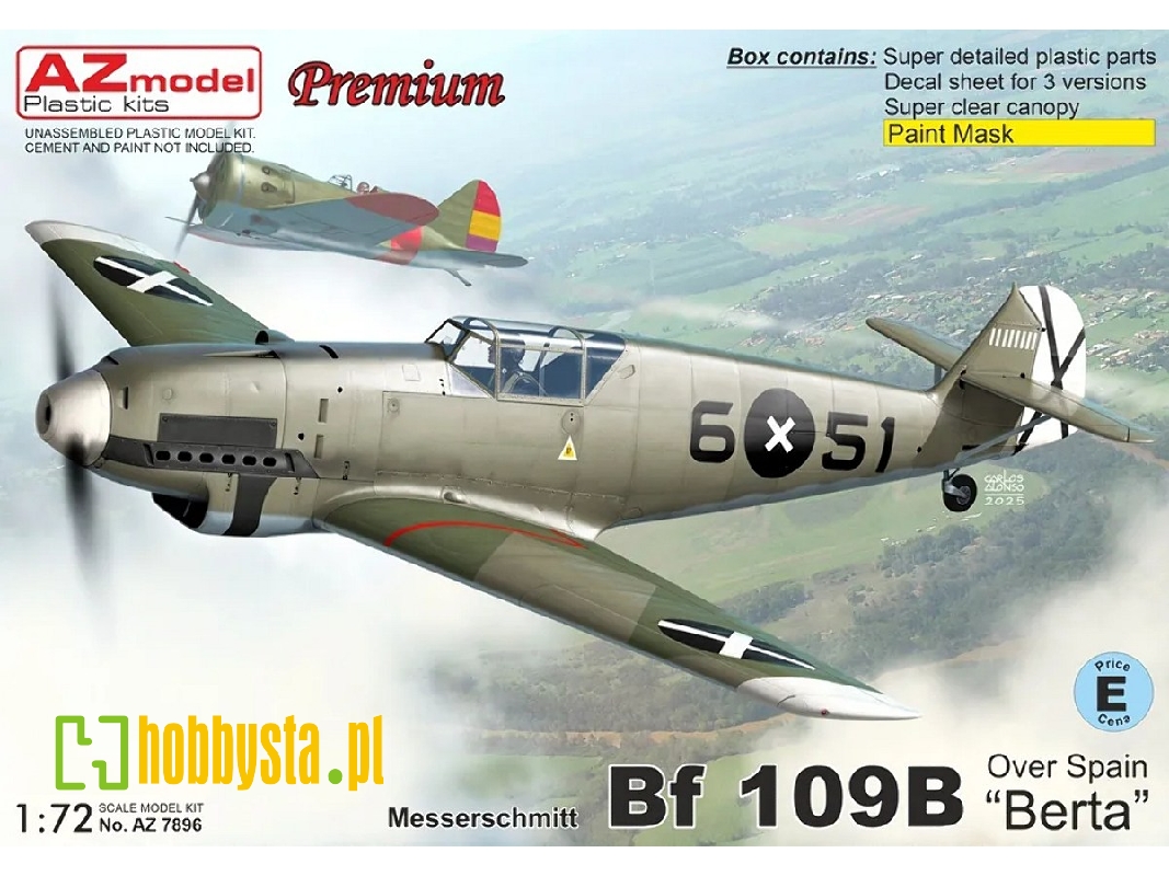 Messerschmitt Bf-109b 'berta' Over Spain - zdjęcie 1