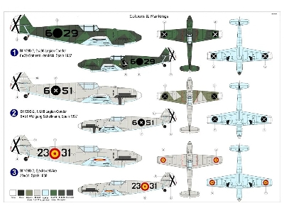 Messerschmitt Bf-109b 'berta' Over Spain - zdjęcie 2