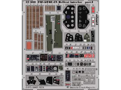  F6F-5/ F6F-5N interior S. A. 1/32 - Trumpeter - blaszki - zdjęcie 2