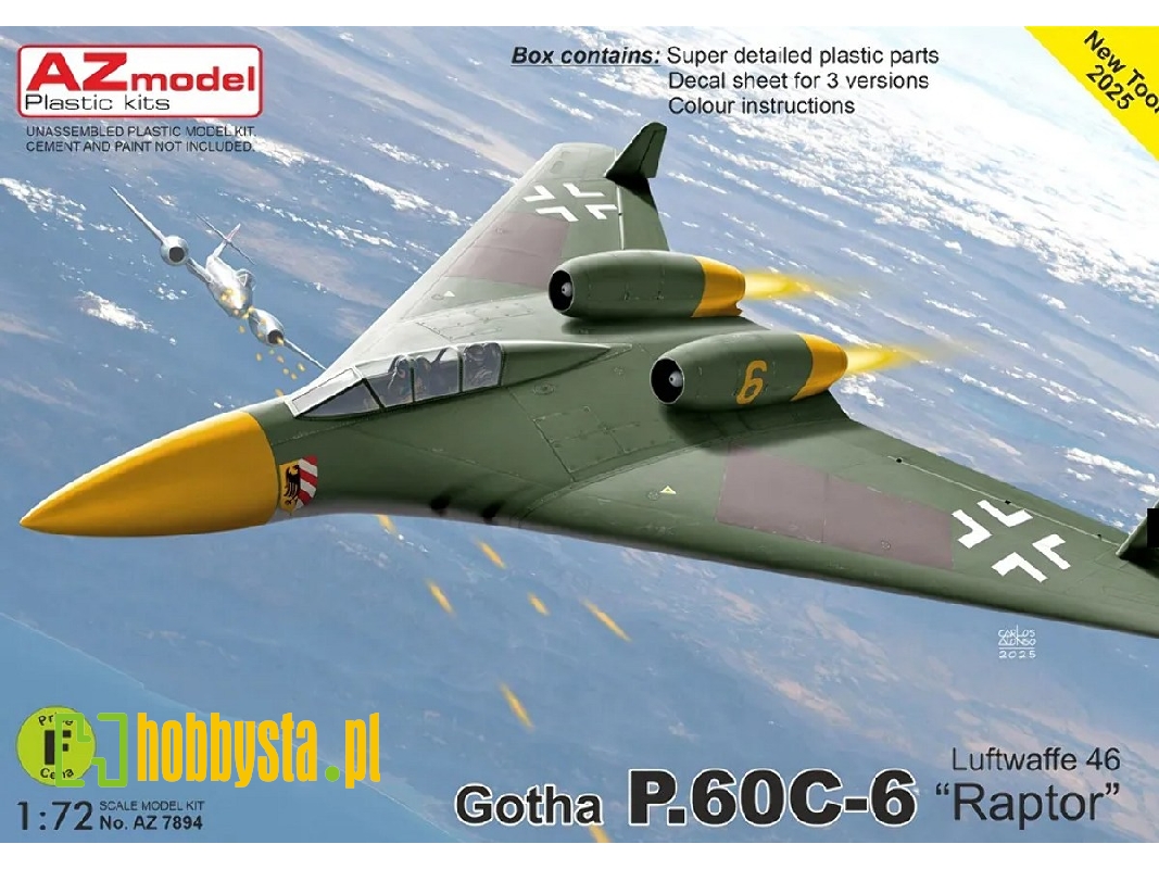 Gotha P.60c-6 'raptor' Luftwaffe 46 - zdjęcie 1