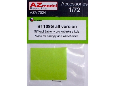 Bf 109g Canopy Mask - zdjęcie 1