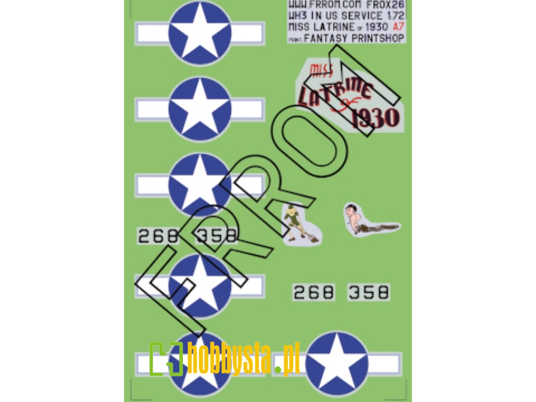 Miss Latrine Of 1930 - Decals For Martin B-10 In Us Service - zdjęcie 1