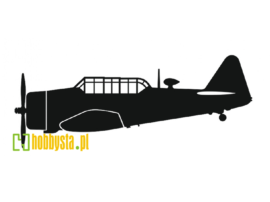 Sticker T-6g Texan (15 Cm Black) - zdjęcie 1