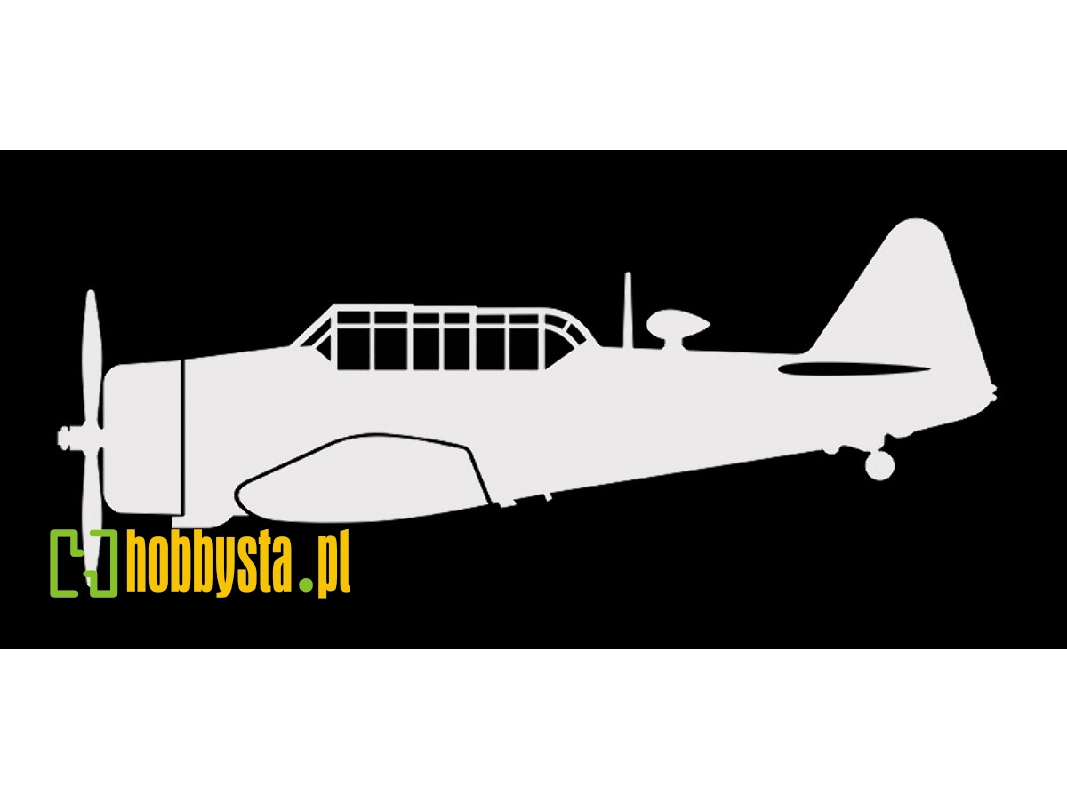Sticker T-6 G Texan (15 Cm White) - zdjęcie 1