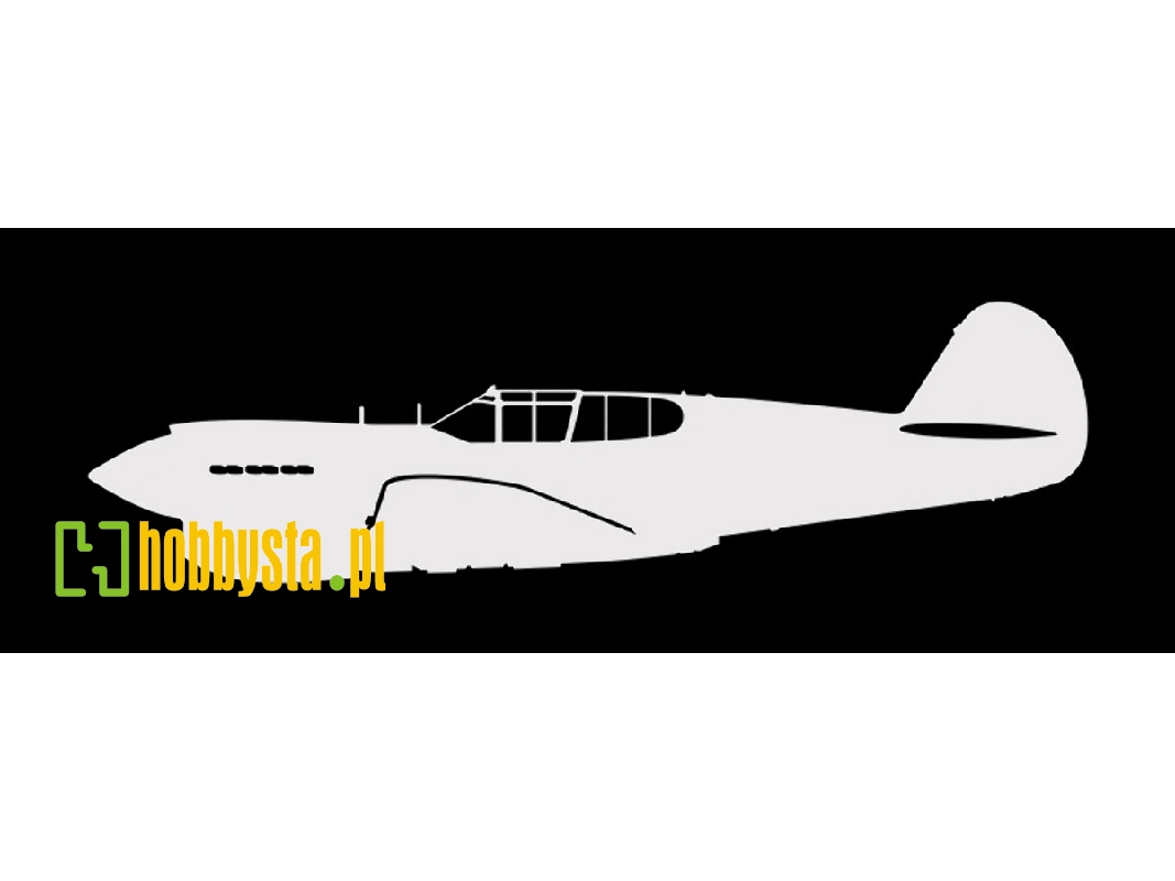 Sticker P-40 E Warhawk (15 Cm White) - zdjęcie 1