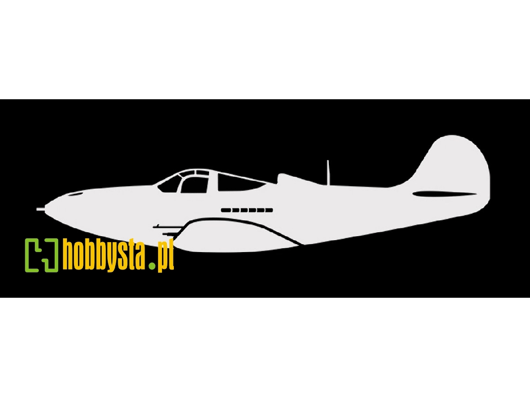 Sticker P-39 Airacobra (15 Cm White) - zdjęcie 1