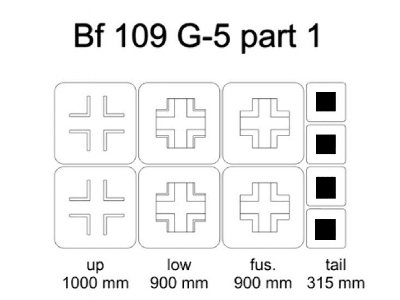 Bf 109 G-5 Mask Part 1 - zdjęcie 1