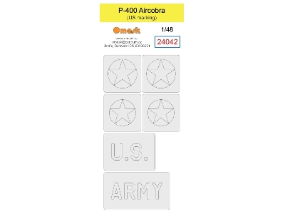 P-400 Aircobra (Us Marking) Mask - zdjęcie 1