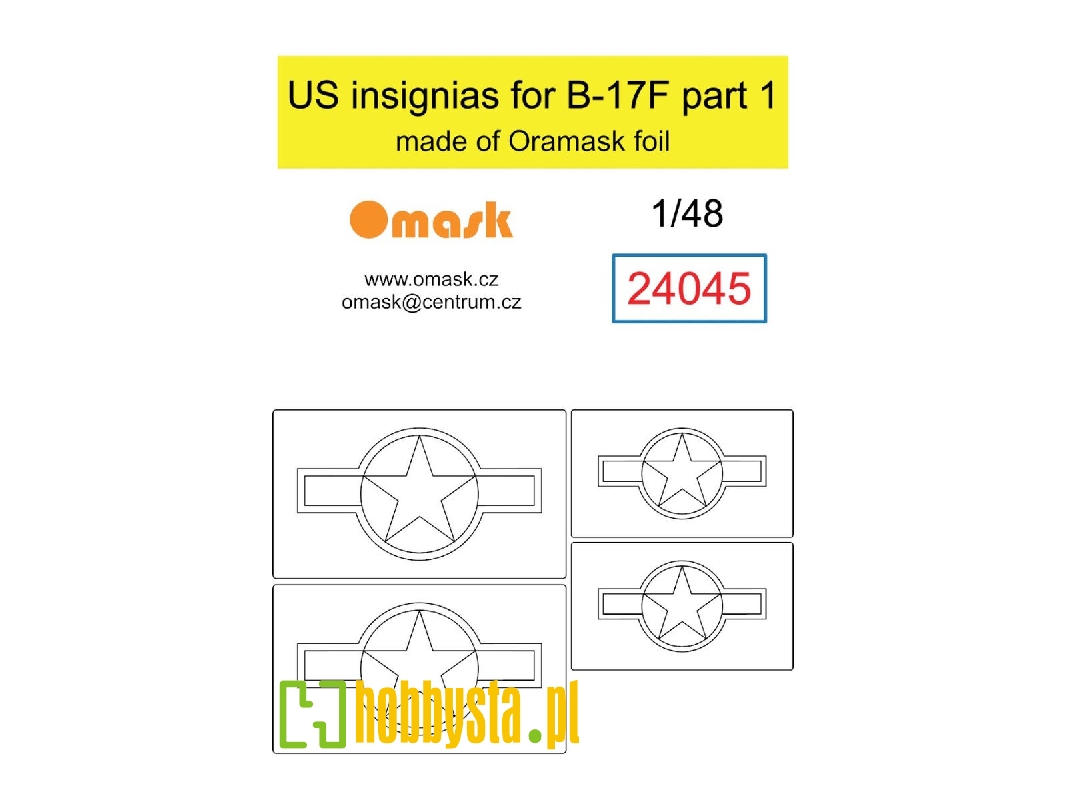 Boeing B-17 F - Us Insignias Part 1 - zdjęcie 1