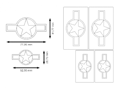 Boeing B-17 F - Us Insignias Part 1 - zdjęcie 2