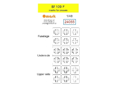 Messerschmitt Bf-109 F - Masks For Crosses - zdjęcie 1