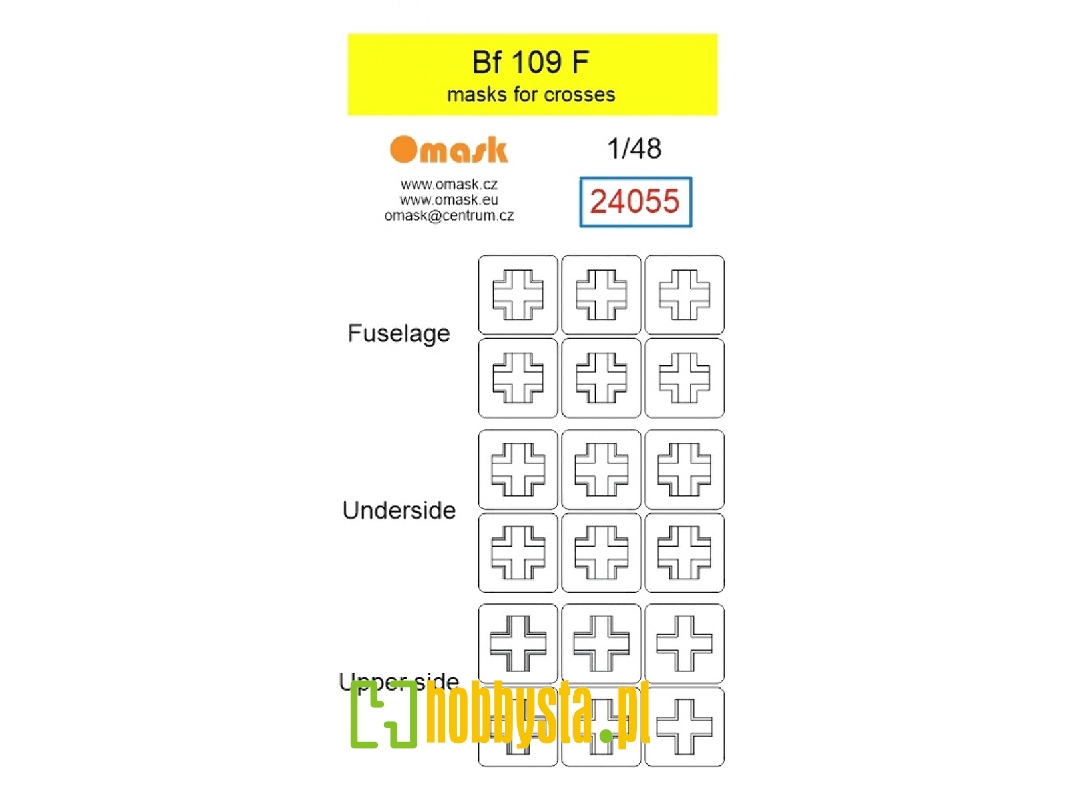 Messerschmitt Bf-109 F - Masks For Crosses - zdjęcie 1