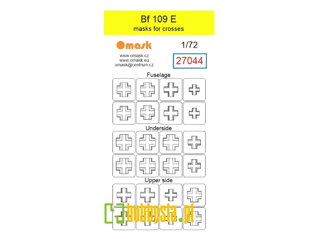 Messerschmitt Bf-109 E - Masks For Crosses - zdjęcie 1