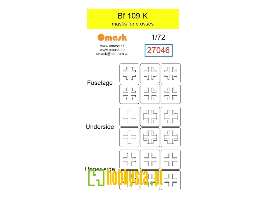 Messerschmitt Bf-109 K - Masks For Crosses - zdjęcie 1