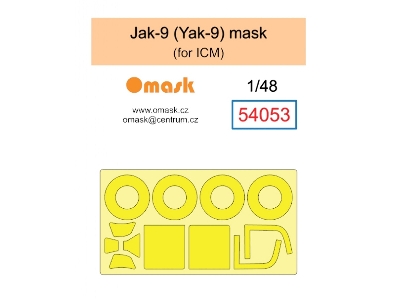 Jak-9 (Yak-9) Mask (For Icm) - zdjęcie 1