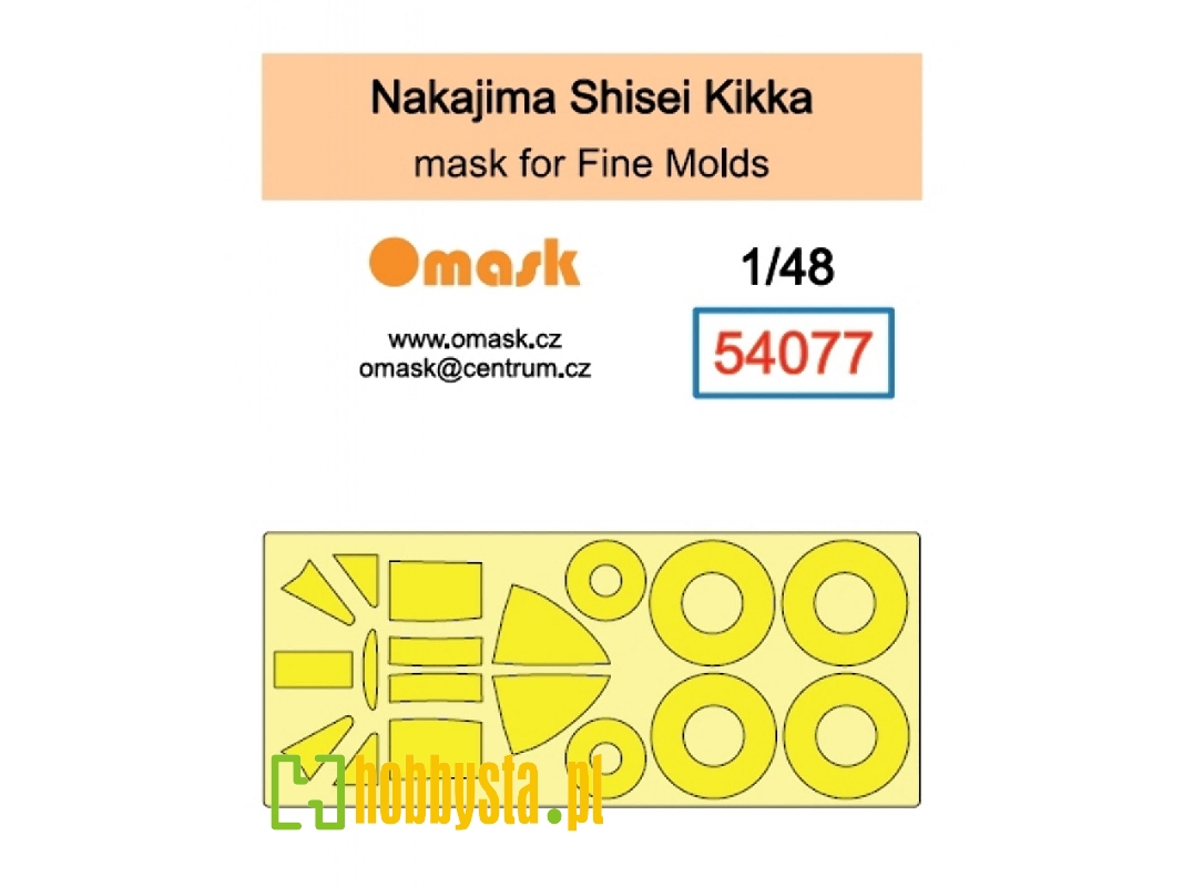 Nakajima Shisei Kikka - Mask Set (For Fine Molds Kits) - zdjęcie 1