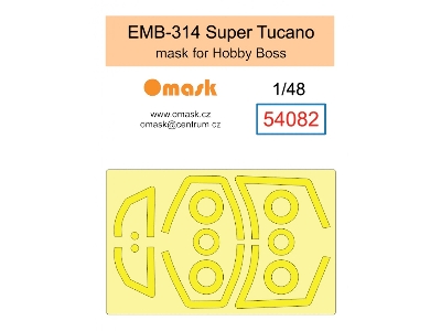 Embraer Emb-314 Super Tucano - Paint Mask Set (For Hobby Boss Kits) - zdjęcie 1