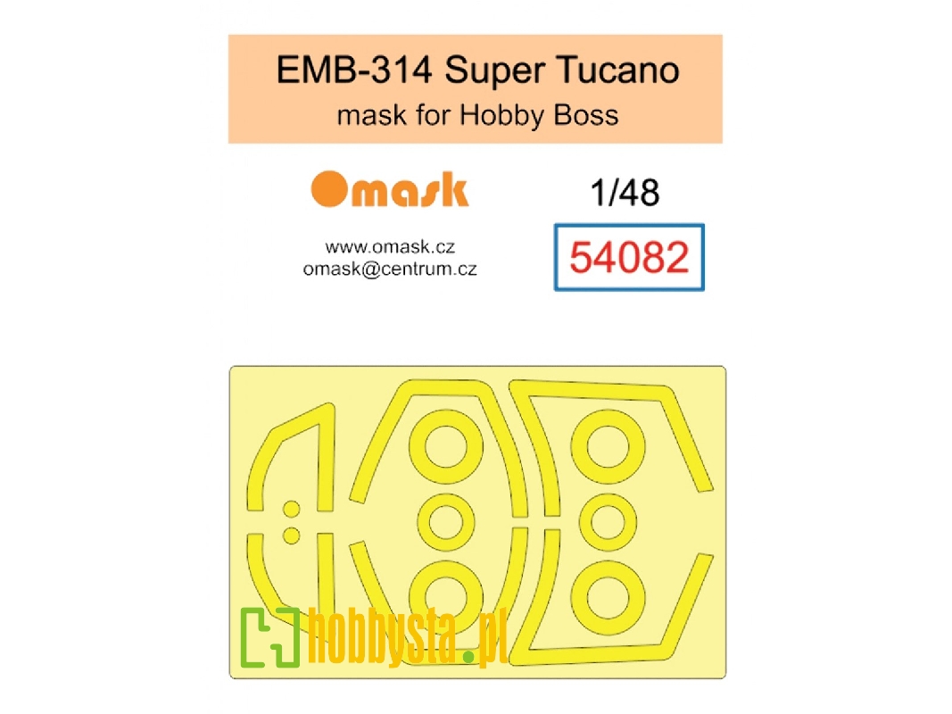 Embraer Emb-314 Super Tucano - Paint Mask Set (For Hobby Boss Kits) - zdjęcie 1