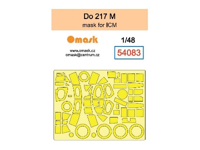 Dornier Do-217 M - Mask Set (For Icm Kits) - zdjęcie 1