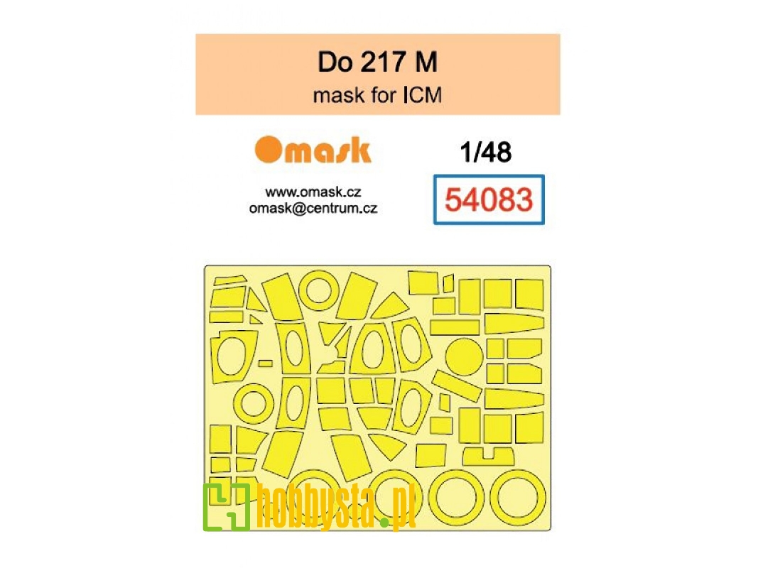 Dornier Do-217 M - Mask Set (For Icm Kits) - zdjęcie 1