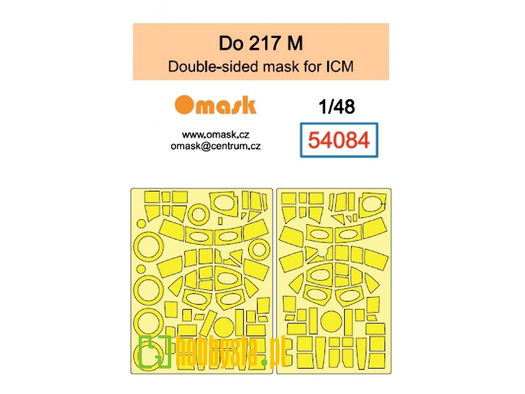 Dornier Do-217 M - Double-sided Mask Set (For Icm Kits) - zdjęcie 1