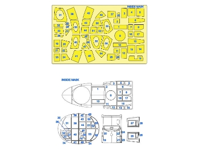 Dornier Do-217 M - Double-sided Mask Set (For Icm Kits) - zdjęcie 3