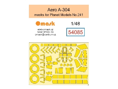 Aero A-304 - Mask Set (For Planet Models No.241 Kit) - zdjęcie 1