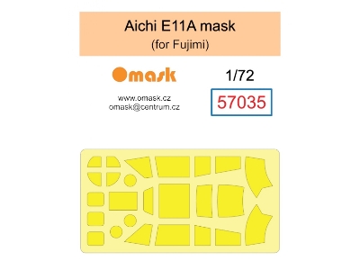 Aichi E11a Mask (For Fujimi) - zdjęcie 1