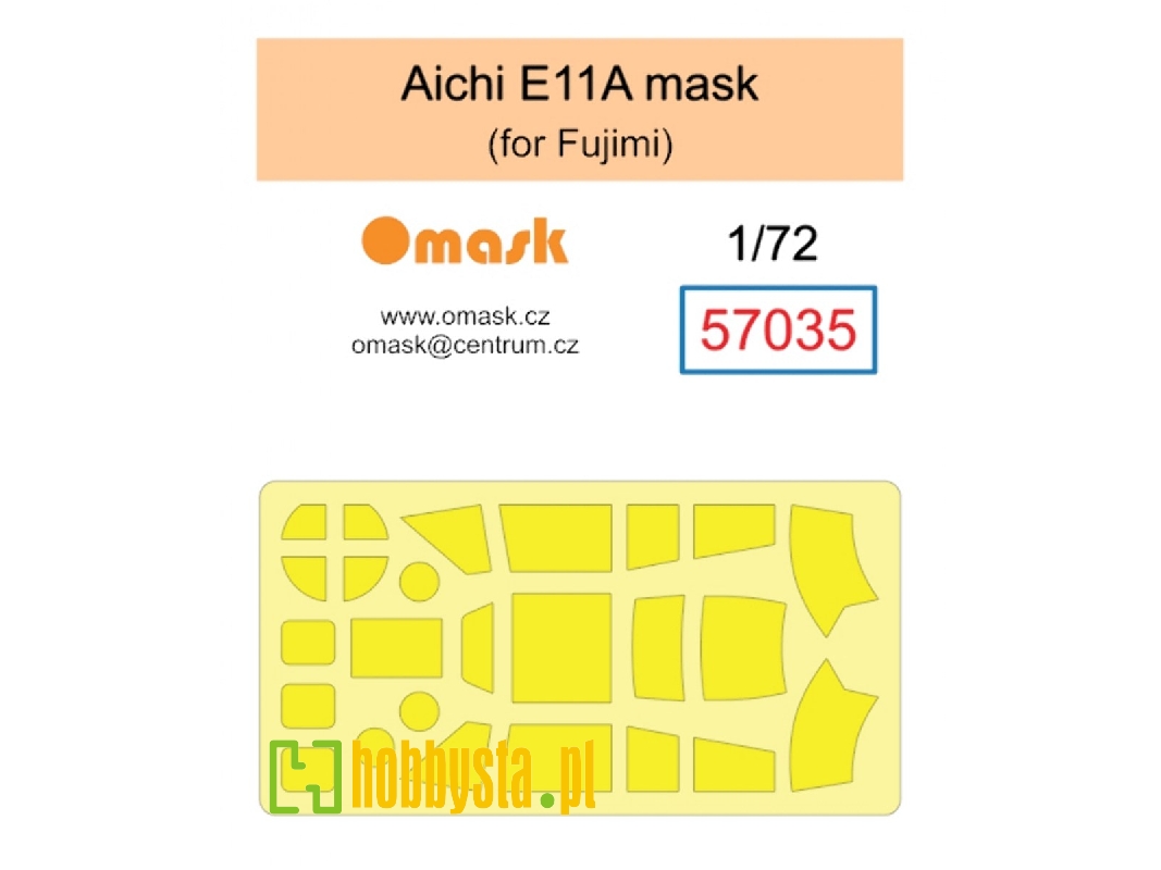 Aichi E11a Mask (For Fujimi) - zdjęcie 1