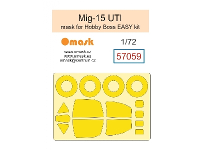 Mig-15 Uti - Mask Set (For Hobby Boss Easy Kits) - zdjęcie 1