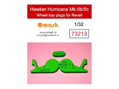 Hawker Hurricane Mk.Iib / Mk.Iic - Wheel Bay Plugs (For Revell Kits) - zdjęcie 1