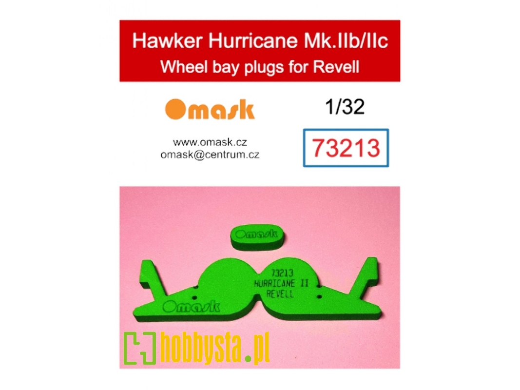 Hawker Hurricane Mk.Iib / Mk.Iic - Wheel Bay Plugs (For Revell Kits) - zdjęcie 1