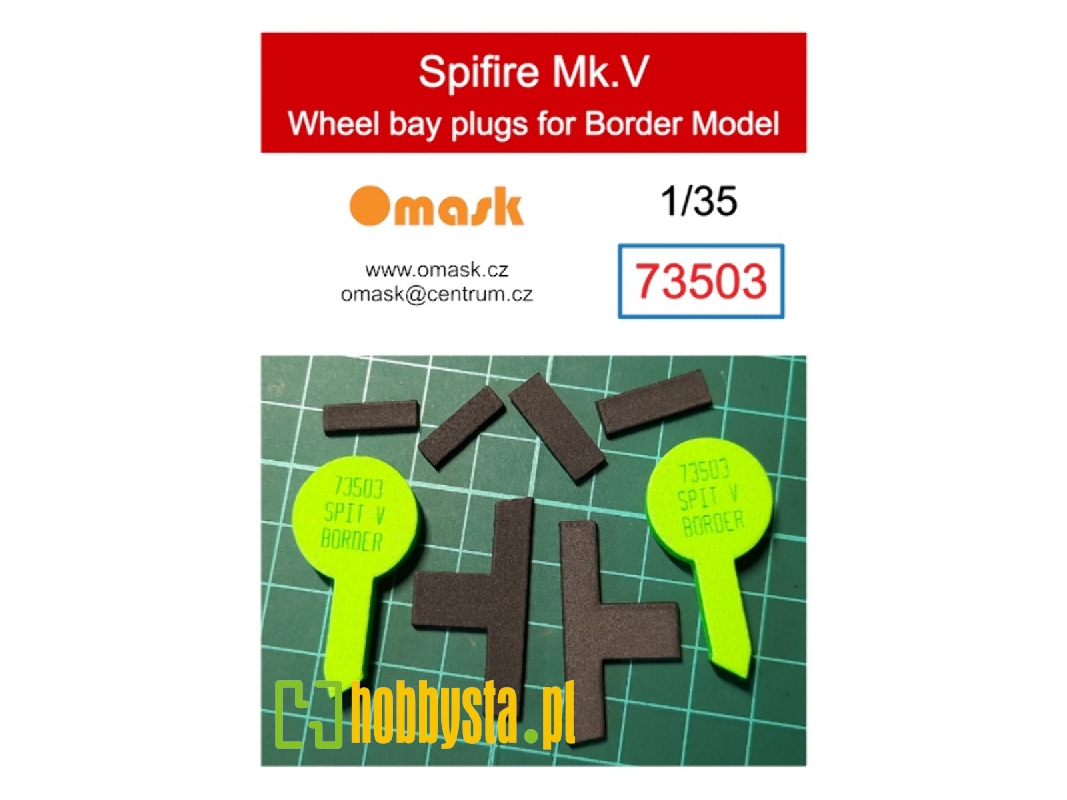 Supermarine Spitfire Mk.V - Wheel Bay Plugs (For Border Model) - zdjęcie 1