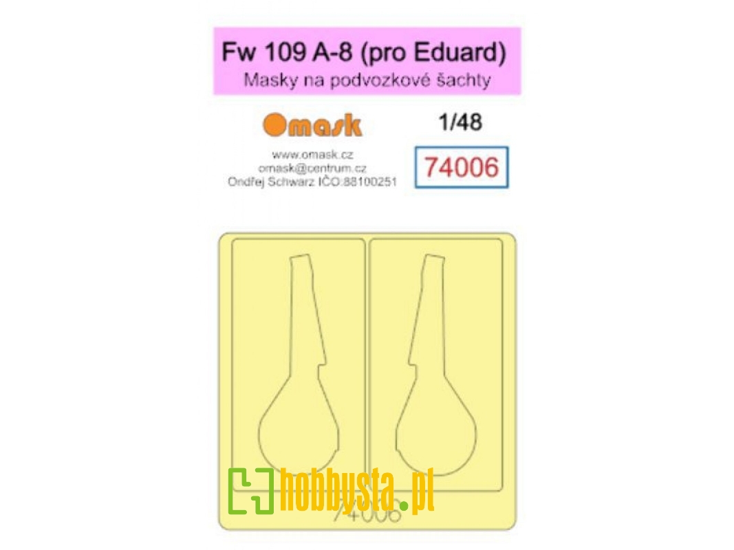 Focke-wulf Fw-190 A-8 Masks (For Eduard Kits) - zdjęcie 1