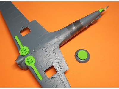 Mitsubishi A6m2 K Zero - Wheel Bay Plugs (For Eduard Kits) - zdjęcie 2