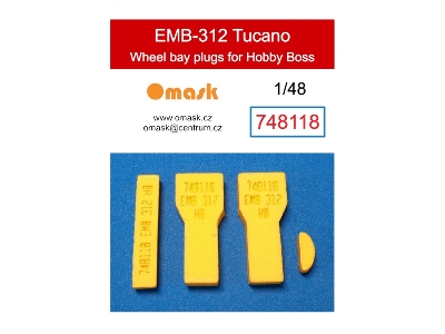 Embraer Emb-312 Tucano - Wheel Bay Plugs (For Hobby Boss Kits) - zdjęcie 1