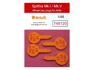 Supermarine Spitfire Mk.I / Mk.V - Wheel Bay Plugs (For Airfix Kits) - zdjęcie 1