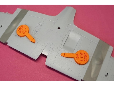 Supermarine Spitfire Mk.I / Mk.V - Wheel Bay Plugs (For Airfix Kits) - zdjęcie 2