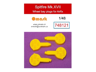 Supermarine Spitfire Mk.Xvii - Wheel Bay Plugs (For Airfix Kits) - zdjęcie 1