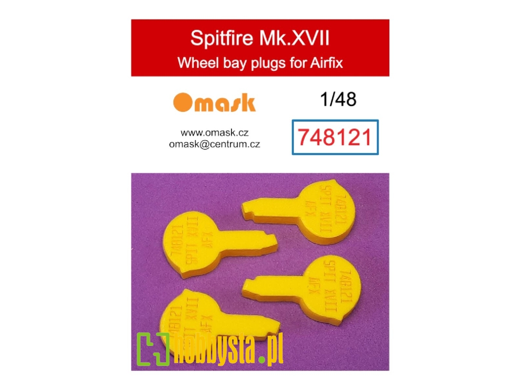 Supermarine Spitfire Mk.Xvii - Wheel Bay Plugs (For Airfix Kits) - zdjęcie 1