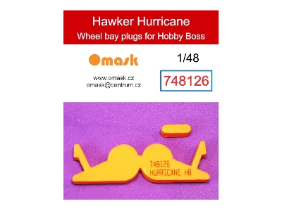 Hawker Hurricane - Wheel Bay Plugs (For Hobby Boss Kits) - zdjęcie 1
