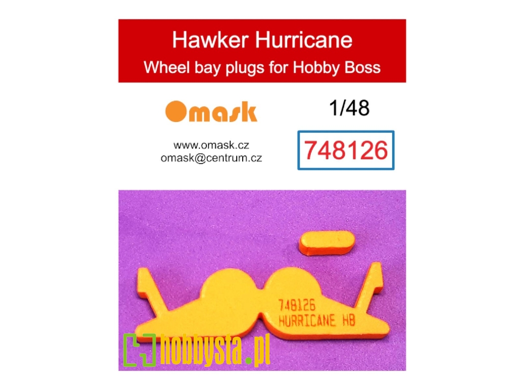 Hawker Hurricane - Wheel Bay Plugs (For Hobby Boss Kits) - zdjęcie 1