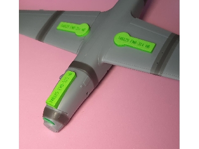 Embraer Emb-314 Super Tucano - Wheel Bay Plugs (For Hobby Boss Kits) - zdjęcie 2