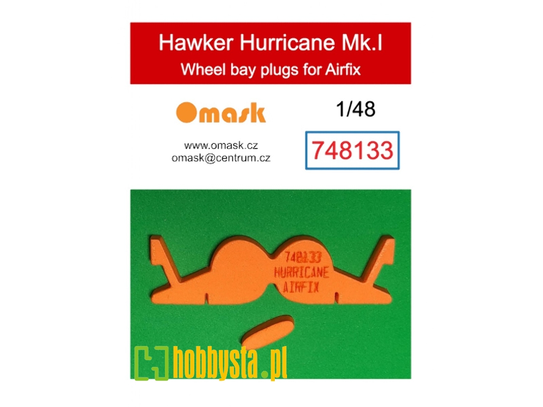 Hawker Hurricane Mk.I - Wheel Bay Plugs (For Airfix Kits) - zdjęcie 1