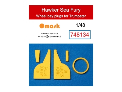 Hawker Sea Fury - Wheel Bay Plugs (For Trumpeter Kits) - zdjęcie 1