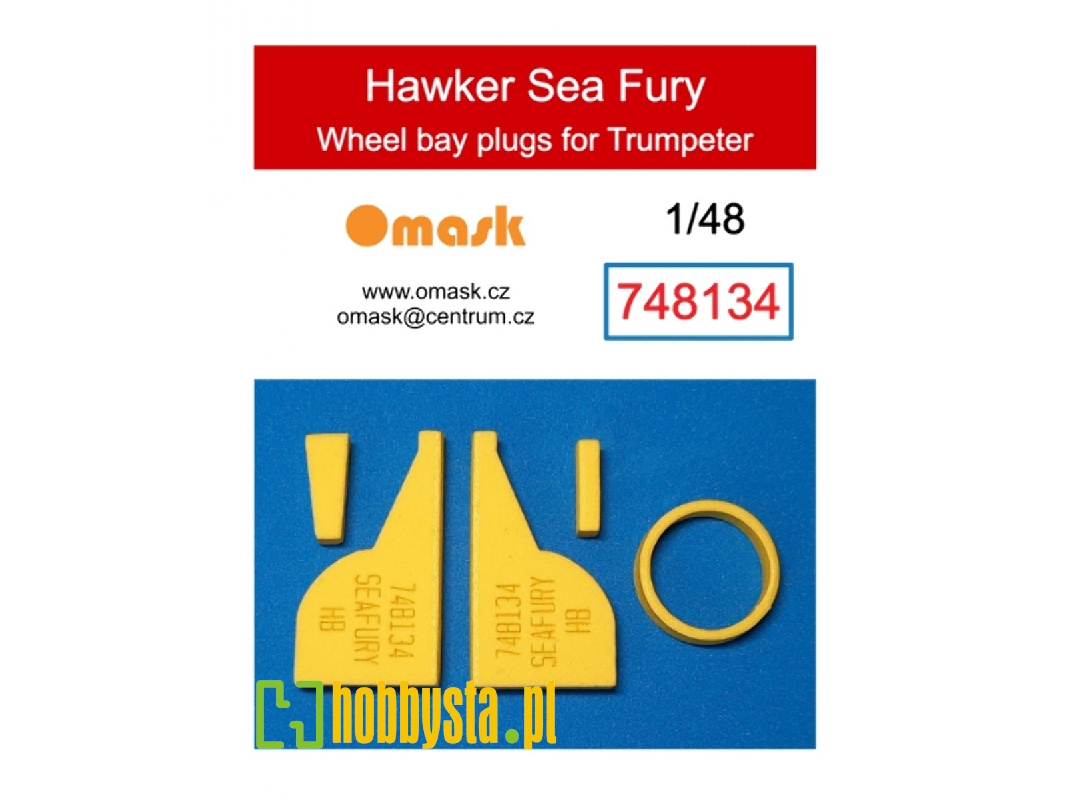 Hawker Sea Fury - Wheel Bay Plugs (For Trumpeter Kits) - zdjęcie 1