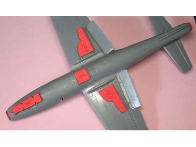 F-84g Thunderjet Wheel Bay Plugs (For Tamiya 61060, 6160f, 61077) - zdjęcie 2