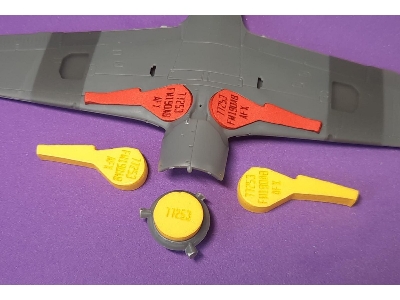 Focke Wulf Fw-190 A-8 / F-8 - Wheel Bay Plugs (For Airfix Kits) - zdjęcie 2