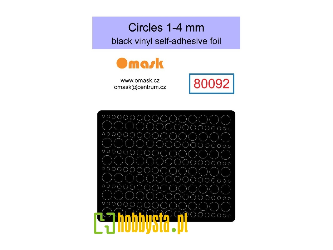 Circles 1-4 Mm (Self-adhesive Foil) - zdjęcie 1