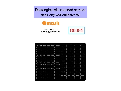 Rectangles With Rounded Corners 2-5 Mm (Self-adhesive Foil) - zdjęcie 1